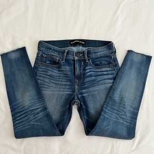 EXPRESS Jeans Ankle Leggings Mid Rise